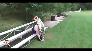 Hot BBW gets fucked in a park in detailed hour